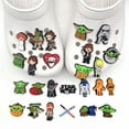 thumbnail image 2 of 25 Pcs Baby Yoda Shoe Charms for Clog Sandals, Cute Shoes Decoration Charms for Teen Adults, 2 of 4