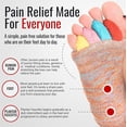 thumbnail image 5 of Linvycle Toe Separator Socks for Men & Women, Five Toe Alignment Socks, Bunion Relief Foot Alignment Socks for Yoga Daily Wear, 5 of 8