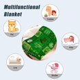 thumbnail image 5 of St Patricks Day Kids Throw Blanket Small Green Plaid Lucky Shamrocks Blanket Saint Patricks Day Irish Blanket for Girls Boys Child Baby Bed Soft Cozy Lightweight Fuzzy Fleece Blanket Gift 40x50, 5 of 6