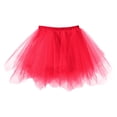 thumbnail image 7 of Women's Vintage Tutu Skirt 50s 80s Short Skirt Ballet Bubble For Party, 7 of 7