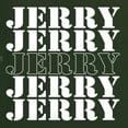 thumbnail image 6 of Wild Bobby Jerry Springer 90's TV Talk Show Host Jerry Jerry Chant Famous People Mens Premium Tri Blend Tee, Forest Green, X-Large, 6 of 6