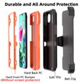 thumbnail image 4 of Xihaiying LG K92 5G Case Heavy Duty Case Fashion Case Shockproof Military Triple Layers Protective Armor Holster Anti-Scratch Case, 4 of 7