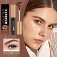 thumbnail image 2 of Fiudx Set de Pegamento para Cejas con Efecto Desgarrador, Definición Duradera, Fórmula Resistente Al Agua y Al Sudor, Fácil Aplicación, 3 Tonos, Imprescindible para El Maquillaje Diario, Confianza Du, 2 of 6