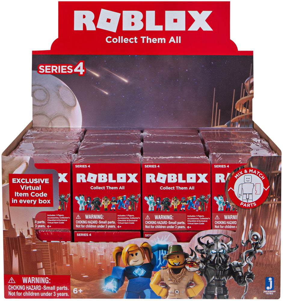 Roblox Red Series 4 Mystery Box Brick Cube Walmart Com