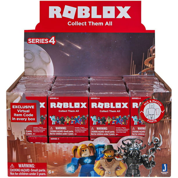 Roblox Red Series 4 Mystery Box Brick Cube Walmart Com - roblox roblox roblox toys