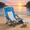 Blue, variant on EDX Low Profile Camping Chair Portable Folding Beach Chair W/ Bag - Heavy Duty Breathable for Outdoor, Black