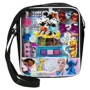 TOWNLEYGIRL Disney 100 - Townley Girl Makeup Filled Drawstring Backpack with Mirror includes Lip Gloss, Nail Polish, Hair Bow & more! for Kids Girls, Ages 3+ perfect for Parties, Sleepovers & Makeovers