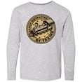 thumbnail image 3 of Inktastic Railroader Easily Distracted by Trains Long Sleeve Youth T-Shirt, 3 of 5