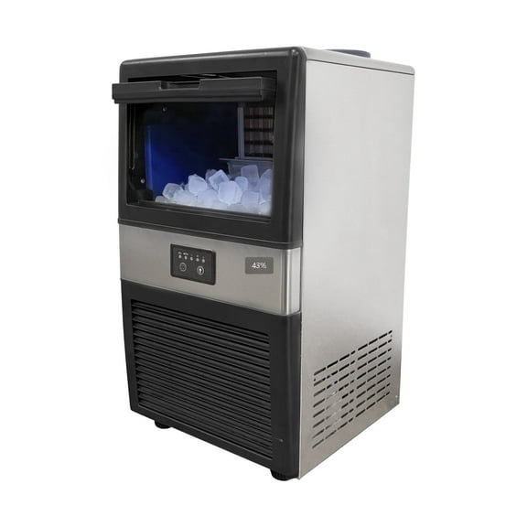 Lamtor Commercial Ice Maker Machine, Ice Maker for Bar Home Office Restaurant