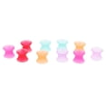thumbnail image 2 of Milaget 10Pcs Solid Silicone Double Flared Plugs Ear Gauge Stretching Expander 8mm, 2 of 7