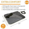 thumbnail image 4 of K&H Lectro-Soft Outdoor Heated Dog Bed Medium Gray, 4 of 6