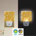 thumbnail image 5 of LED Sensor Night Light Auto On/Off Dusk to Dawn Lamp for Bedroom Hallway Honey Jars and Bees Pattern 2 Pack, 5 of 7