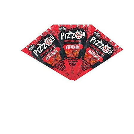 MEAT HEADS PIZZOS Pepperoni Pizza Style Jerky - (3) pk. Classic Pepperoni marinated in gourmet sauce, Parmesan cheese and the best ingredients. (Best Frozen Pizza Brand)