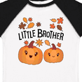 thumbnail image 4 of Inktastic Little Brother Pumpkins with Fall Leaves Boys Toddler T-Shirt, 4 of 5