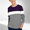 Purple, variant on Teen Boys Premium Soft Long Sleeve Casual Tee, Crew Neck Regular Fit,Purple,Size 13-14Y