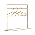thumbnail image 4 of Yinanstore Doll Garment Rack with Hangers,Doll Wardrobe Furniture,1/12 Scale Iron Mini Clothes Rack for Photo Props Accessories Ornament White, 4 of 8