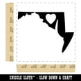 thumbnail image 2 of Maryland State with Heart Self-Inking Rubber Stamp Ink Stamper - Red Ink - Large 1-1/2 Inch, 2 of 7