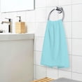 thumbnail image 5 of Plain Medium Sky Blue Solid Color Towels, 2 PCS, Super Soft Absorbent Hand Towel Cotton Bath Towels for Bathroom Hotel Kitchen Spa Gym 16 X 28 Inches, 5 of 7
