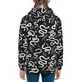 thumbnail image 6 of Kdxio Hand Drawn Snake Pattern Kids Boys Girls Zip Up Hoodie 3D Printed Hooded Sweatshirt Hoody Coat with Pocket 7-12 Y-Medium, 6 of 6