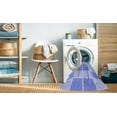 thumbnail image 2 of Ahgly Company Machine Washable Indoor Rectangle Transitional Sky Blue Area Rugs, 2' x 4', 2 of 7