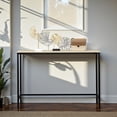 thumbnail image 2 of Tcbosik Console Table, 41 inch Sofa Table, Narrow Entryway Table with Metal Legs for Living Room, Hallway, Foyer, Light Walnut, 2 of 6