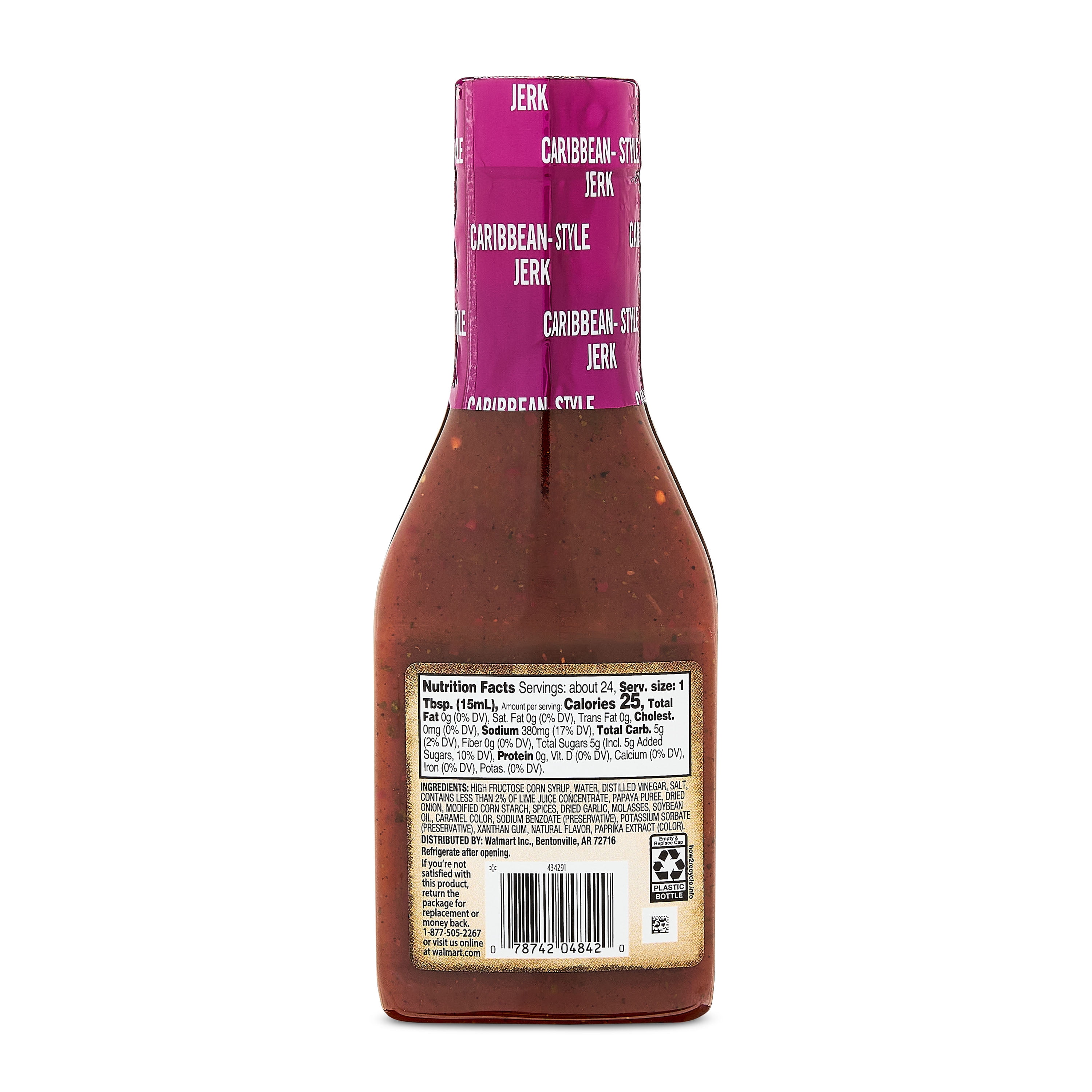 Great Value Caribbean-Style Jerk Marinade, 12.25 fl oz