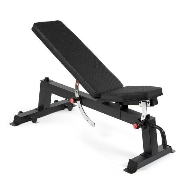 Titan Fitness Adjustable Incline Bench, Rated 650 LB, Utility Flat