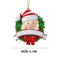 thumbnail image 3 of Moocorvic Personalized Ornaments Christmas Wreath Baby First Ornament for Christmas Tree Pendant, 3 of 6