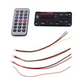 thumbnail image 1 of MP3 Decoder Module,  Audio Receiver Board Dual Decoding Infrared Remote Control DC 6V-12V  for Car, 1 of 5