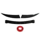 thumbnail image 1 of Alerón trasero para coche de 3 uds, negro brillante, 120cm, poco ruido, ligero, a prueba de golpes, universal para vehículo tipo A (con puntos convexos), 1 of 5