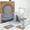 17, variant on Arabic Arch Morocco Antique Doors Shower Curtain National Style Bathroom Curtains Non-Slip Rug Set Toilet Lid Cover and Bath Mat