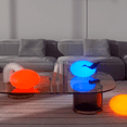 thumbnail image 4 of MoNiBloom LED Oblate Ball Light, RGB Color Changing Lamp with Remote Control, Rechargeable Moon Lamp Beside Desk Lamp Home/Party/Lawn/Desk Decor, Large, 4 of 11