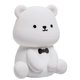 thumbnail image 1 of Silicone Teddy Bear Fun Night Light 3 Level Dimmable Nursery Light Colorful Warm White Sleeping Beside Lamp for Bedroom, 1 of 5