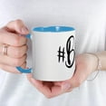 thumbnail image 5 of CafePress - Hashtag Blessed - 11 oz Ceramic Mug - Novelty Coffee Tea Cup, 5 of 6