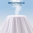 thumbnail image 4 of Ophanie Twin Size Fitted Mattress Protector, Waterproof, Breathable, Noiseless Bed Cover, 6"-14" Deep Pocket, White, for Home, Dorms, and Hotels, 4 of 11