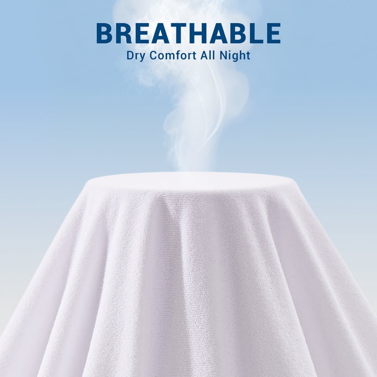 Ophanie Twin Waterproof Mattress Protector, High-Density photo 4