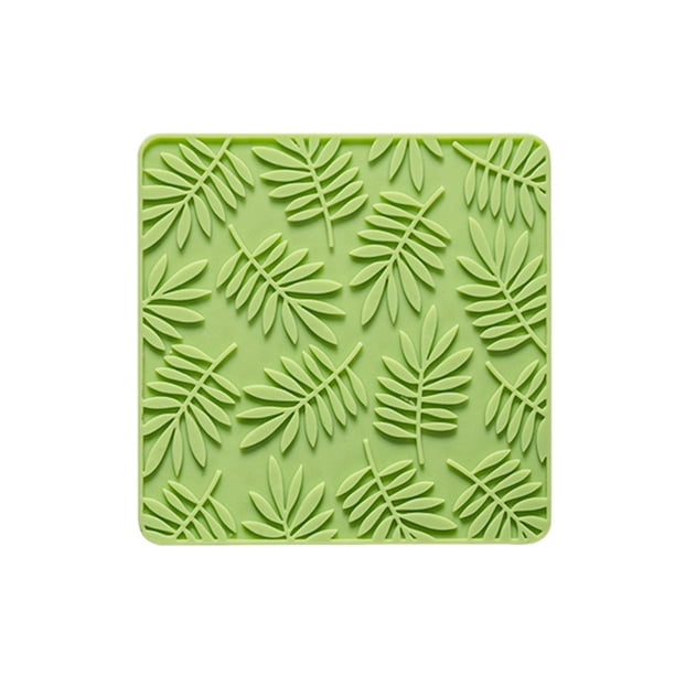 Bewildely Posavasos para taza alfombrilla de mesa lavable para el hogar protector de mantel Verde HA063441-01