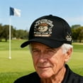thumbnail image 7 of Golf Hat "Old Bastards Golf Club" Embroidered Cap,"Over Par" & “Lifetime Member" Inscription 3D Embroidered Adjustable Cotton Golf Hat Perfect Gift for Golfers, Friends Black, 7 of 7