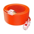 thumbnail image 1 of Maximm Rallonge avec Verrouillage - Indicateur d'Alimentation Éclairé l 100 Pieds l (Orange) Calibre 14, SJTW, Rallonge Extérieure Robuste, 1 of 4