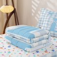 thumbnail image 5 of Catabedysis Princess Bowtie Initial L Zipper Twin Comforter Sets with Fitted Sheet and 2 Pillowcases,Blue ABC Themed Zipper Bedding Set For Girls,Colorful Stars Reversible,4 Pieces, 5 of 7