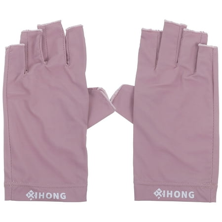 

1 Pair UV Glove Gel Manicures Glove Anti UV Fingerless Gloves UV Protection Shield Nail Glove