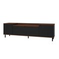 thumbnail image 5 of Manhattan Comfort Mosholu 4 Shelves Wood TV Stand for TVs up to 60" in Black, 5 of 5