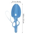 thumbnail image 2 of TEHAUX 1PC Portable Poop Scooper Scissors Shape Pickup Clip Plastic Blue for Pet Owners Cleaning, 2 of 8