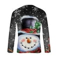 thumbnail image 5 of WXLWZYWL Men's Christmas Sweatshirt Crewneck Trendy Big and Tall Santa Printed Sweatshirts Pullover Tops Party Apparel, 5 of 5