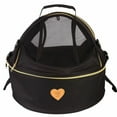 thumbnail image 2 of Pet Life ® 'Air-Venture' Dual-Zip Airline Approved Panoramic Circular Travel Pet Dog Carrier, 2 of 3