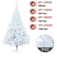 thumbnail image 5 of Noble 4ft 5ft 6ft 7ft White Christmas Tree With Blue Lights Home Holiday Store Indoor, 5 of 19