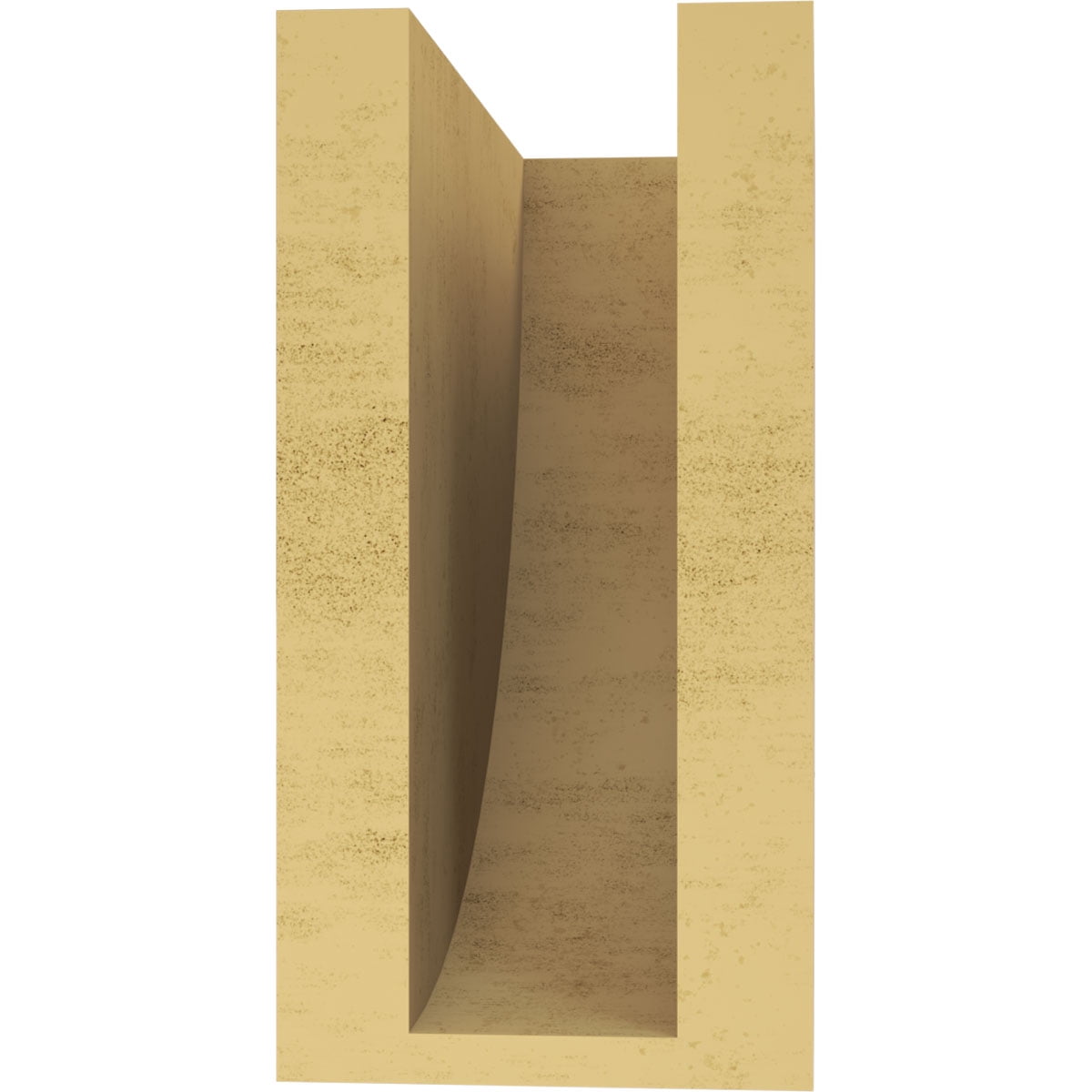 4"W x 8"D x 8"H Classic Durham Rough Cedar Woodgrain TimberThane Corbel, Primed Tan