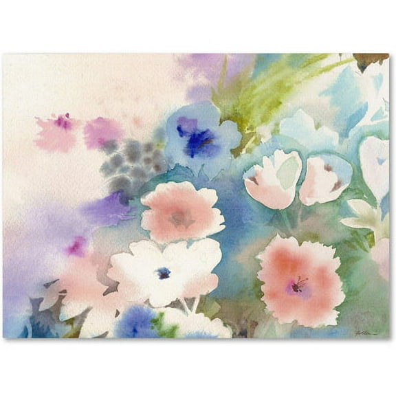 Trademark Fine Art "Mystic Garden" Canvas Art by Sheila Golden