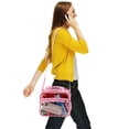thumbnail image 7 of Gustave Clear Tote Bag Stadium Approved Transparent Crossbody Lunch Bag Shoulder Handbag Purse for Women Men Work Concerts Sports Events - Black, 7 of 7