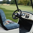 thumbnail image 6 of Pzuqiu Cute Winter Penguins 2-Piece Golf Cart Seat Covers Set - Breathable Washable Universal Protective Cover for Golf Lovers, 6 of 10
